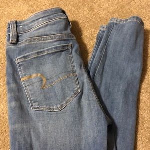 American Eagle super hi-rise jegging